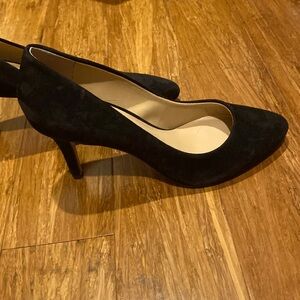 I.N.C. Black microsuede heels size 5.5